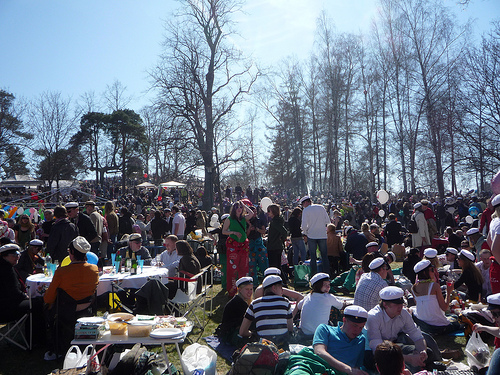 Vappu in Helsinki 1 mai 2009