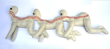 The Human Centipede cat toy