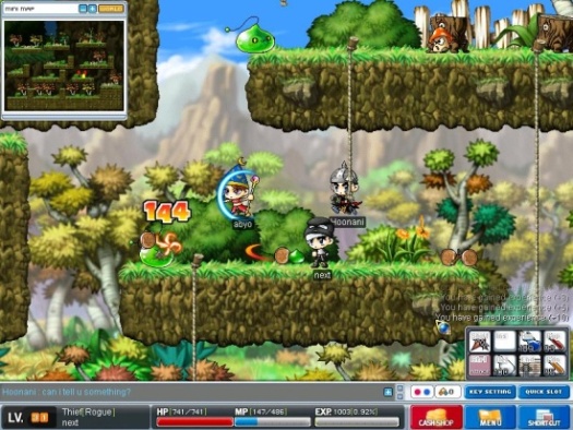 screen shot maple story