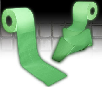papier toilette fluorescent