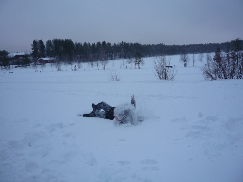 Helran dans la neige