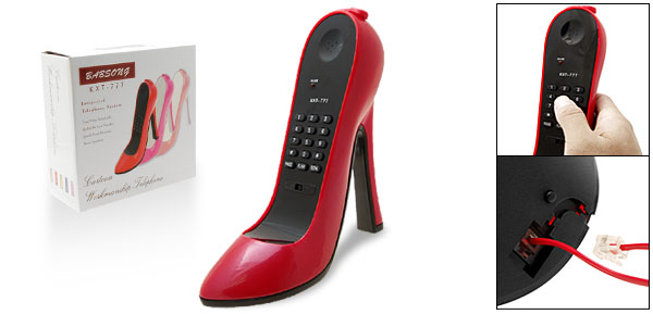 Red shoe phone
