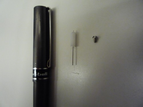 Taille cannule et vis pour rat