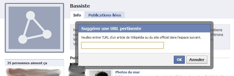 wikipédia intégré à facebook