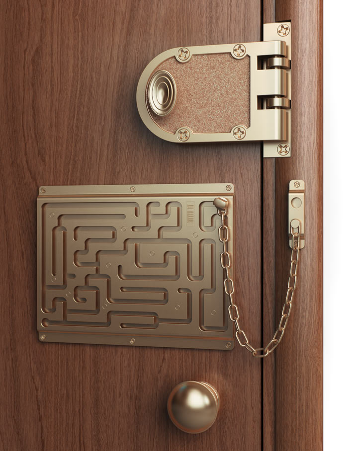 Defenfius door